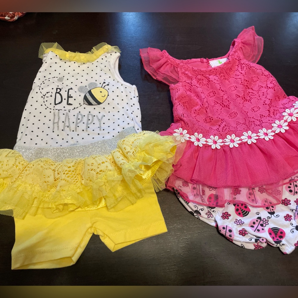 Two Adorable Summer Baby Outfit